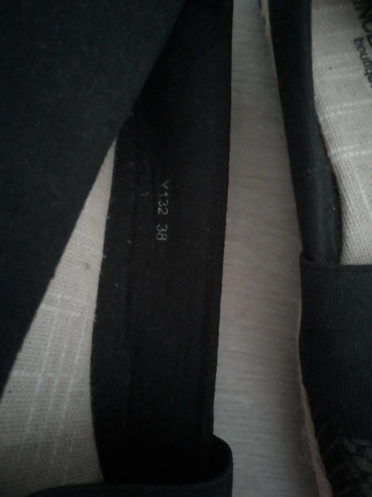 Ballerines de esparto negros talla 38 – photo 3